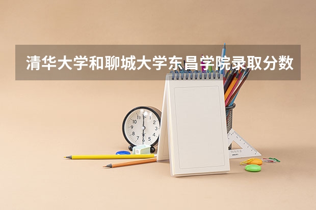 清华大学和聊城大学东昌学院录取分数对比