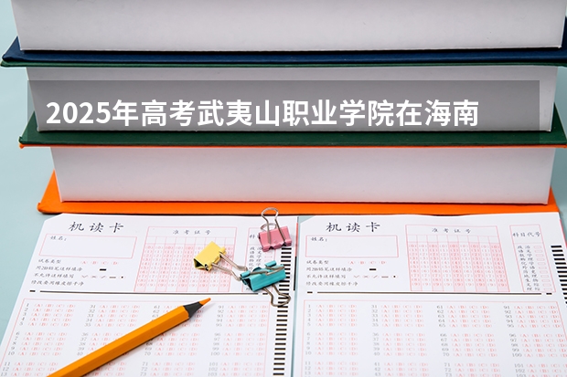 2025年高考武夷山职业学院在海南艺术类投档分数线总汇（2026参考）