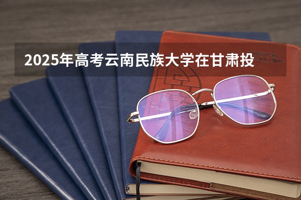 2025年高考云南民族大学在甘肃投档分数线总汇（2026参考）