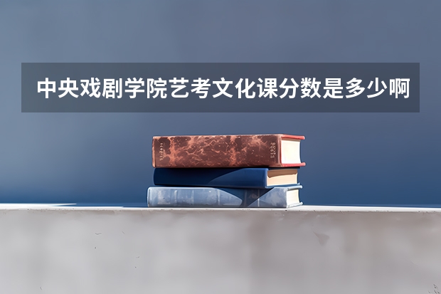 中央戏剧学院艺考文化课分数是多少啊？