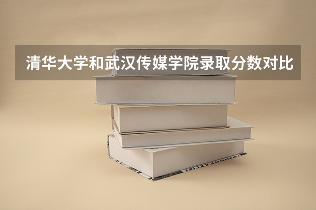 清华大学和武汉传媒学院录取分数对比