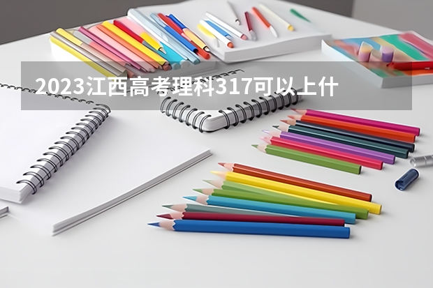 2023江西高考理科317可以上什么大学