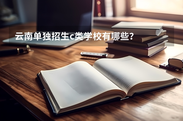 云南单独招生c类学校有哪些？