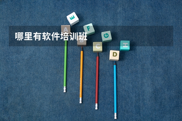 哪里有软件培训班
