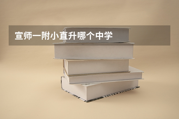 宣师一附小直升哪个中学