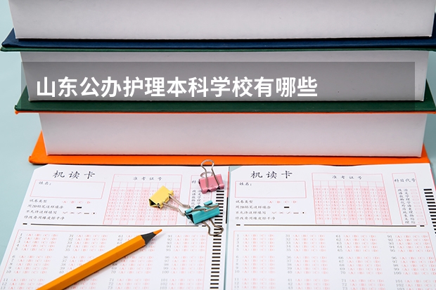 山东公办护理本科学校有哪些