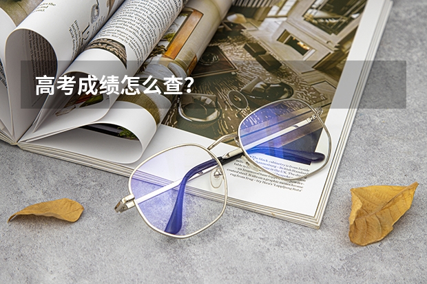 高考成绩怎么查？