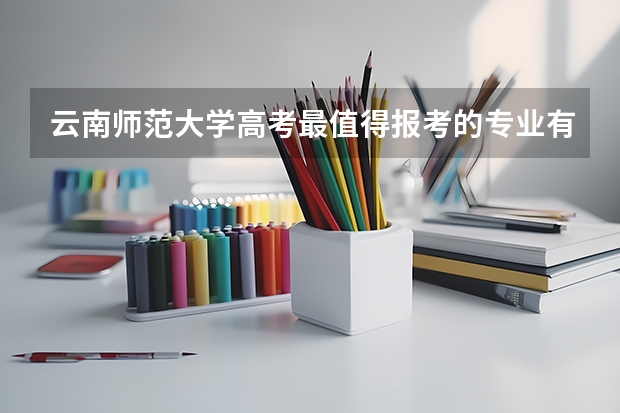 云南师范大学高考最值得报考的专业有哪些?