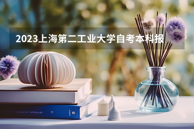 2023上海第二工业大学自考本科报考时间是什么时候？