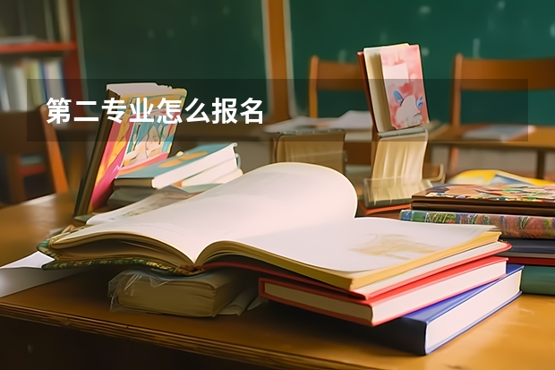 第二专业怎么报名