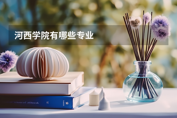 河西学院有哪些专业