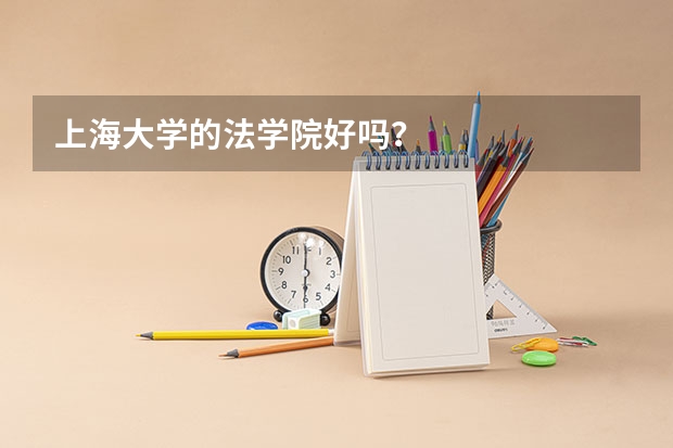 上海大学的法学院好吗？