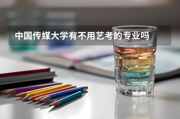 中国传媒大学有不用艺考的专业吗