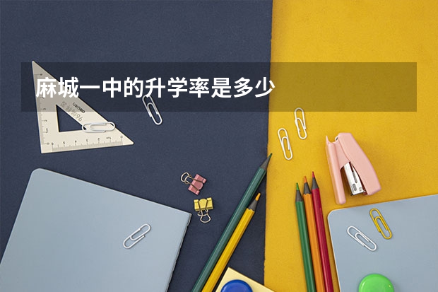 麻城一中的升学率是多少