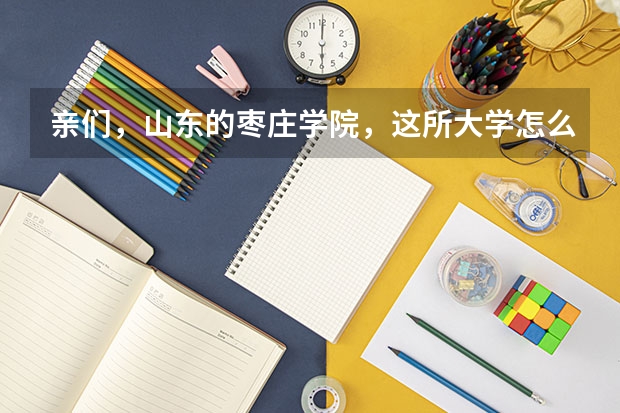 亲们，山东的枣庄学院，这所大学怎么样？谢谢？