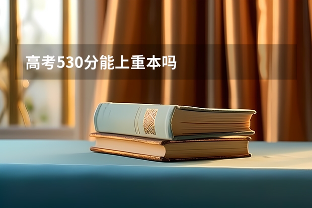 高考530分能上重本吗