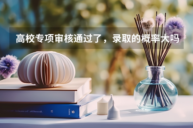 高校专项审核通过了，录取的概率大吗？