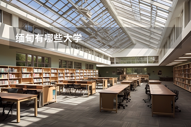 缅甸有哪些大学