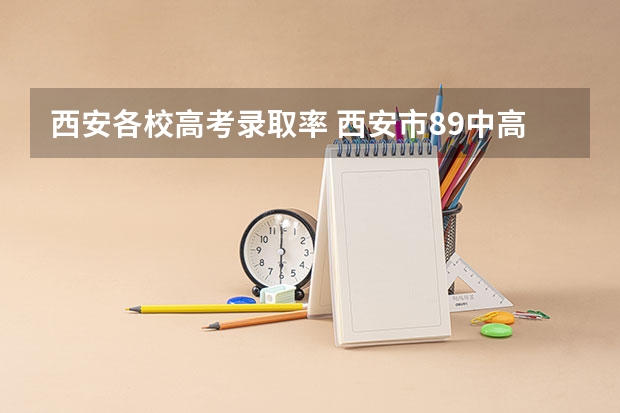 西安各校高考录取率 西安市89中高考升学率
