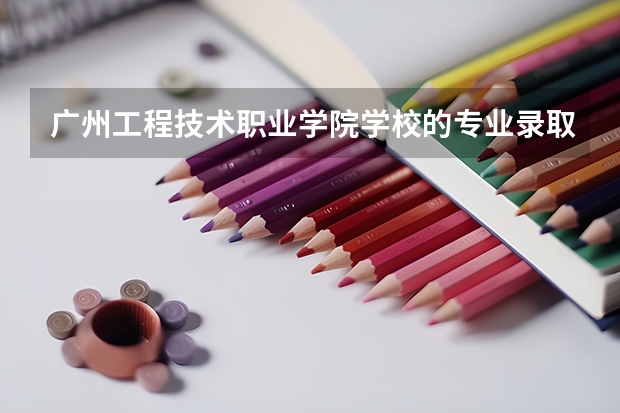 广州工程技术职业学院学校的专业录取分数高吗