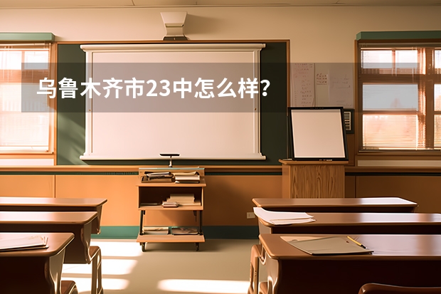 乌鲁木齐市23中怎么样？