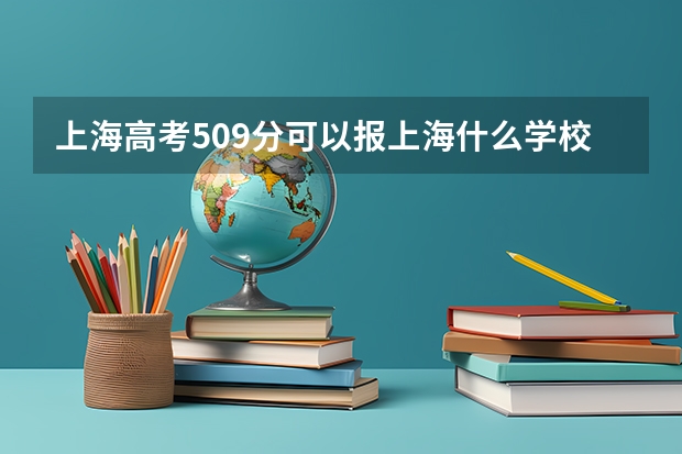 上海高考509分可以报上海什么学校？