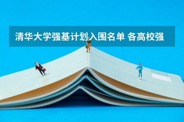 清华大学强基计划入围名单 各高校强基计划入围分数线