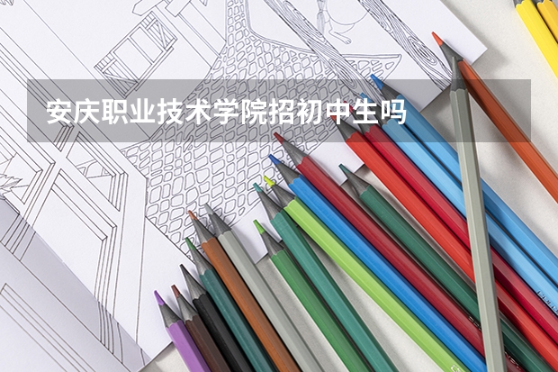 安庆职业技术学院招初中生吗