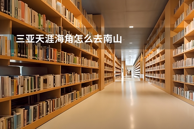 三亚天涯海角怎么去南山