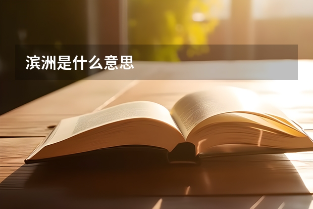 滨洲是什么意思