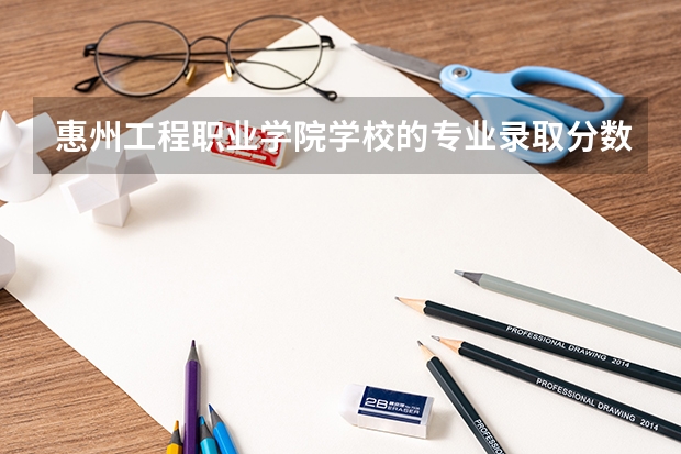 惠州工程职业学院学校的专业录取分数高吗