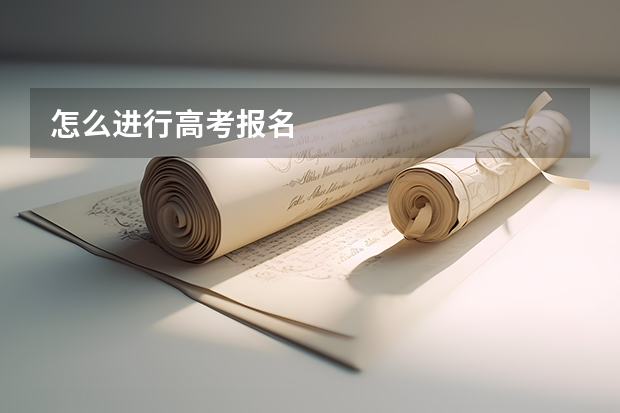 怎么进行高考报名