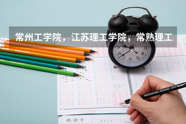 常州工学院，江苏理工学院，常熟理工学院，徐州工程学院哪个好，江苏313想上经济学类的专业