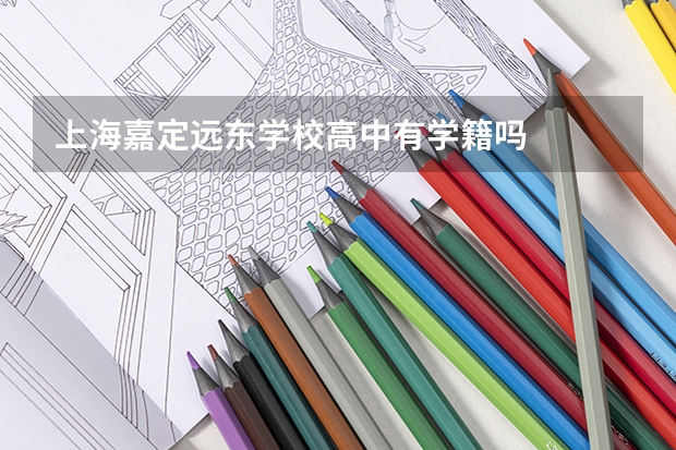 上海嘉定远东学校高中有学籍吗
