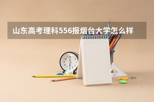 山东高考理科556报烟台大学怎么样