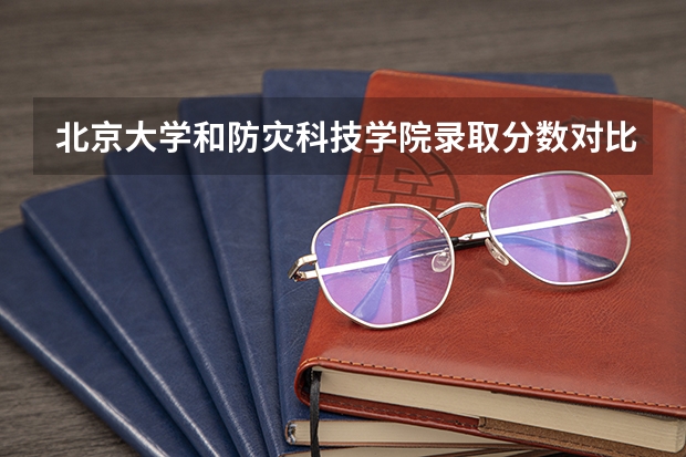 北京大学和防灾科技学院录取分数对比
