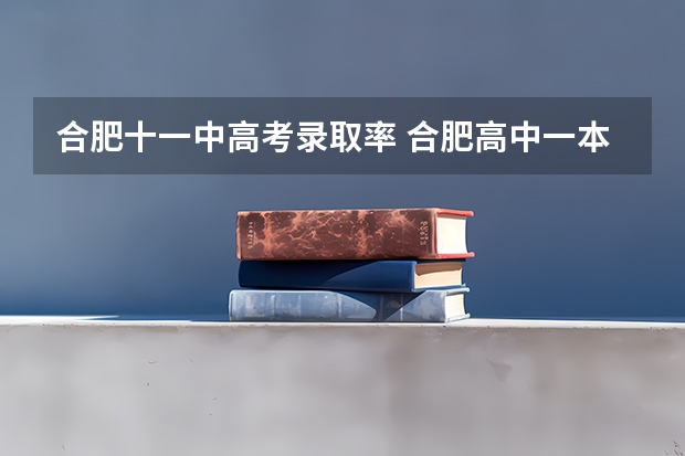 合肥十一中高考录取率 合肥高中一本达线率排名是怎样的？