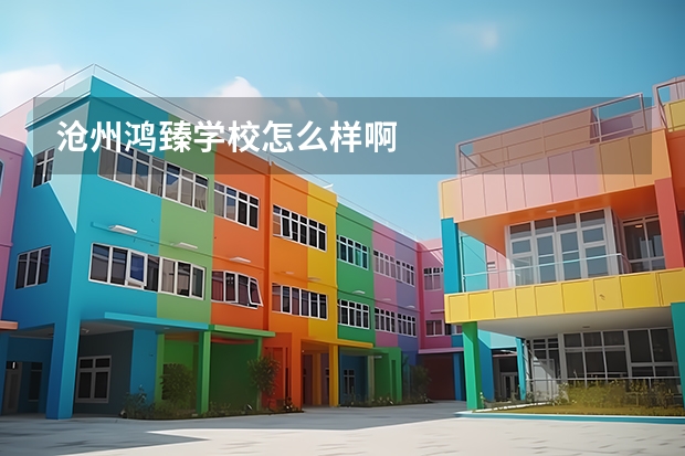 沧州鸿臻学校怎么样啊