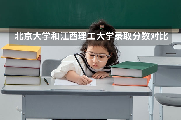 北京大学和江西理工大学录取分数对比