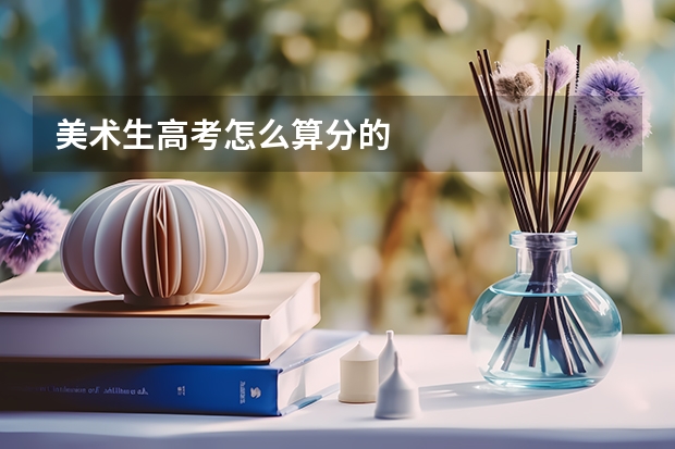 美术生高考怎么算分的