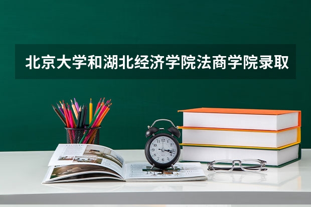 北京大学和湖北经济学院法商学院录取分数对比