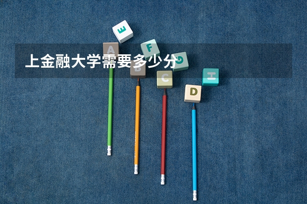 上金融大学需要多少分