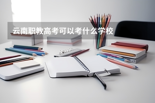 云南职教高考可以考什么学校