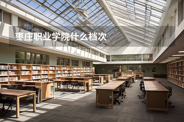 枣庄职业学院什么档次