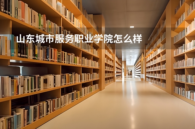 山东城市服务职业学院怎么样