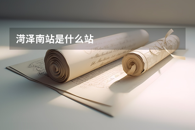 渮泽南站是什么站
