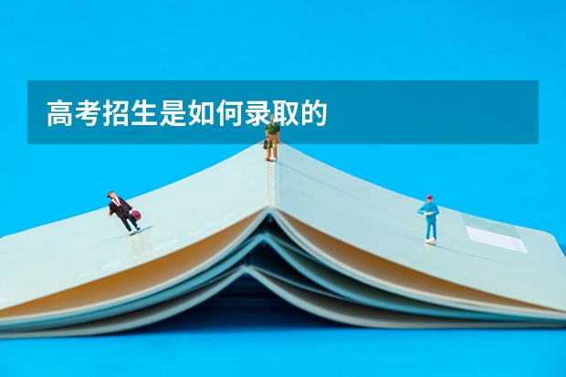 高考招生是如何录取的