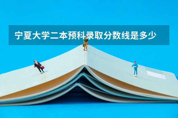 宁夏大学二本预科录取分数线是多少