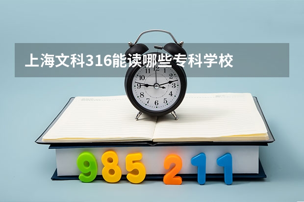 上海文科316能读哪些专科学校