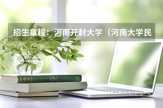 招生章程:河南开封大学(河南大学民生学院报考政策解读)